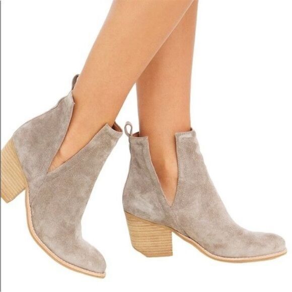 Jeffrey Campbell Taupe Cromwell 2 Western Embellished Booties 9.5 - Picture 1 of 8